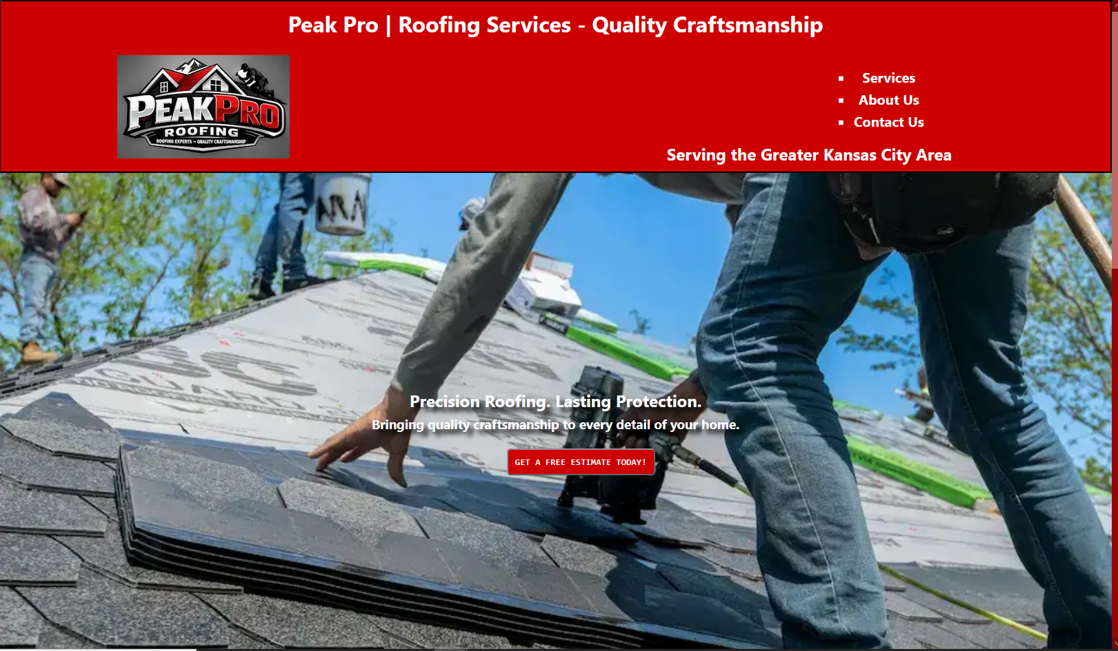 Landing Page example