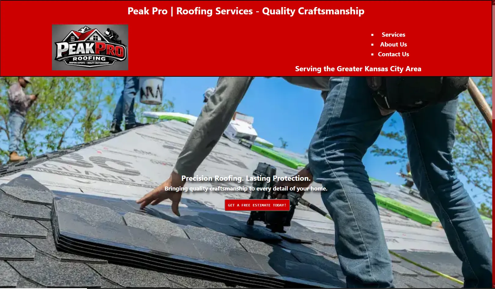 Landing Page example